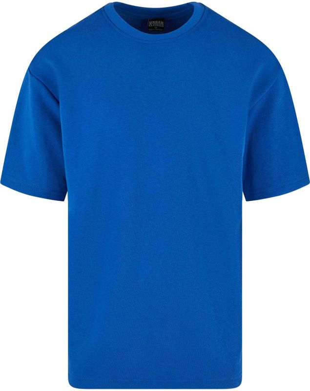 Urban Classics - Light Terry Crew Heren T-shirt - Blauw