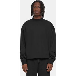 Urban Classics Heren Light Terry Crew Sweatshirt, zwart, S