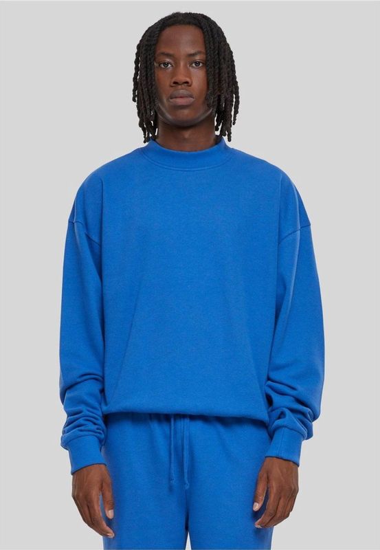 Urban Classics - Light Terry Crew Crewneck sweater/trui - Blauw