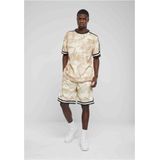 Urban Classics - Mesh All Over Print Korte broek - Beige