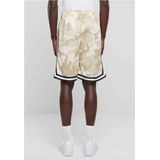 Urban Classics - Mesh All Over Print Korte broek - Beige