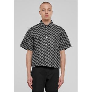 Urban Classics - Laser Check Printed Boxy Shirt - Ruitpatroon - Katoen