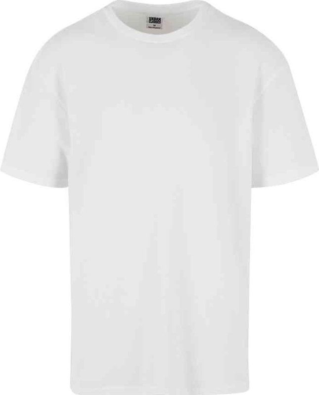 Urban Classics - Shirt - Wit - Ronde Hals - Halve Mouw - Losse Pasvorm