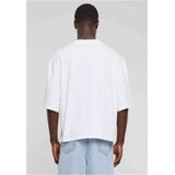 Urban Classics - Organic Oversized Cropped Heren T-shirt Wit