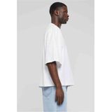 Urban Classics - Organic Oversized Cropped Heren T-shirt Wit