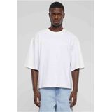Urban Classics - Organic Oversized Cropped Heren T-shirt Wit