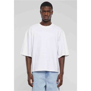 Urban Classics - Organic Oversized Cropped Heren T-shirt Wit