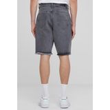 Urban Classics - Open Edge Two Knee Denim Korte broek Grijs