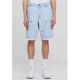 Jeans - Light Washed - Loosefit - Gefranjerde Zoom - Zakken aan de Zijkant