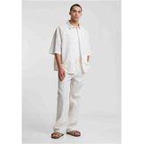 Urban Classics - Overhemd - Crème - Linnen - Comfort Fit