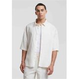 Urban Classics - Overhemd - Crème - Linnen - Comfort Fit