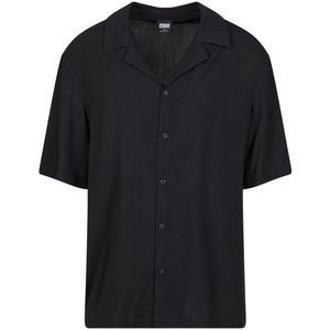 Loose Viscose Shirt - Zwart - 100% Viscose