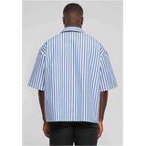 Urban Classics - Zomer T-shirt - Gestreept - Wit/Blauw - Katoen/Polyester