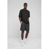 Urban Classics - Piped - Korte Sportbroek - Zwart - 100% Polyester