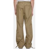 Urban Classics - Wide Poplin - Broek - Beige - 100% Katoen