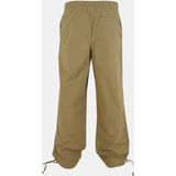 Urban Classics - Wide Poplin - Broek - Beige - 100% Katoen