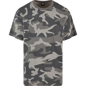 Urban Classics - Oversized Simple Camo Heren T-shirt - Bruin