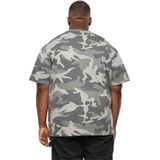 Urban Classics - Oversized Simple Camo Heren T-shirt - Bruin