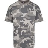 Urban Classics - Oversized Simple Camo Heren T-shirt - Bruin