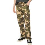 Urban Classics Cargobroek  sand / donkerbruin / olijfgroen