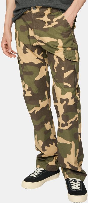 Urban Classics Cargobroek  sand / donkerbruin / olijfgroen