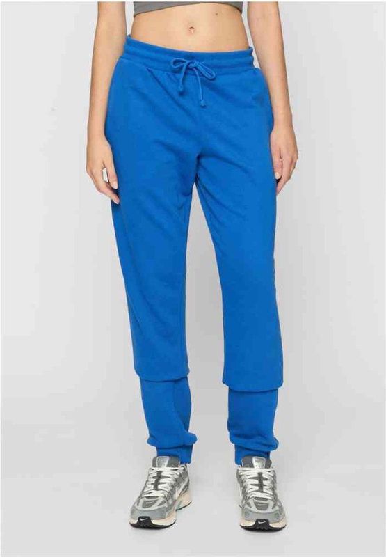 Urban Classics - Light Terry Basic Dames joggingbroek - Blauw