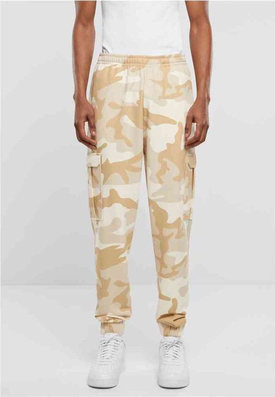 Urban Classics - Wide Camo Cargo Heren joggingbroek - Groen