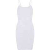 Urban Classics - Stretch Jersey Slim Dress - Wit - Jurk