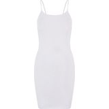 Urban Classics - Stretch Jersey Slim Dress - Wit - Jurk
