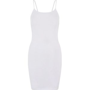 Urban Classics - Stretch Jersey Slim Dress - Wit - Jurk