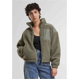 Urban Classics - Sherpa Mix - Tussenjas - Zwart - Gevoerd met Mesh