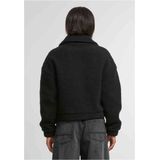 URBAN CLASSICS Allwetterjacke Urban Classics Ladies Short Sherpa Button Jacket (1-St)