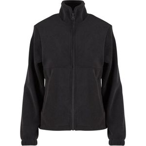 Urban Classics Fleece - Dames Dubbel Polar Fleece Jacket - XS tot XXL - voor Vrouwen - zwart