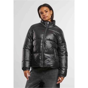 URBAN CLASSICS Winterjacke "Urban Classics Ladies Recycled Short Shiny Puffer Jacket", (1 St.), ohne Kapuze