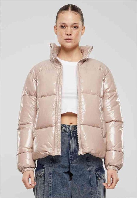 Urban Classics - Winterjas - Duskroos - Gerecycled - Losse Pasvorm