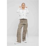 URBAN CLASSICS Steppweste Urban Classics Ladies Recycled Shiny Puffer Vest with Hood