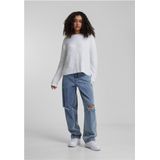 Urban Classics - Tb6891 - Dames Sweater - Wit - 51% Acryl, 49% Polyamide
