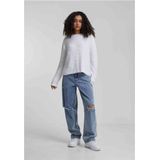 Urban Classics - Tb6891 - Dames Sweater - Wit - 51% Acryl, 49% Polyamide
