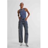 Urban Classics - Loose Utility Denim Cargobroek Blauw
