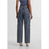 Urban Classics - Loose Utility Denim Cargobroek Blauw