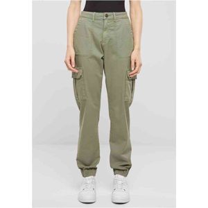 Urban Classics - Cotton Twill Utility Cargobroek Groen
