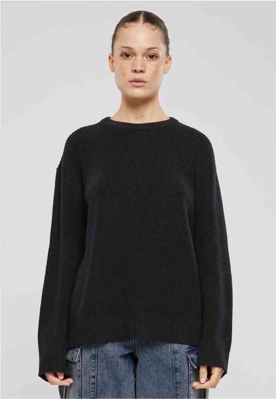 Urban Classics - Rib Knit Sweater/trui - Zwart