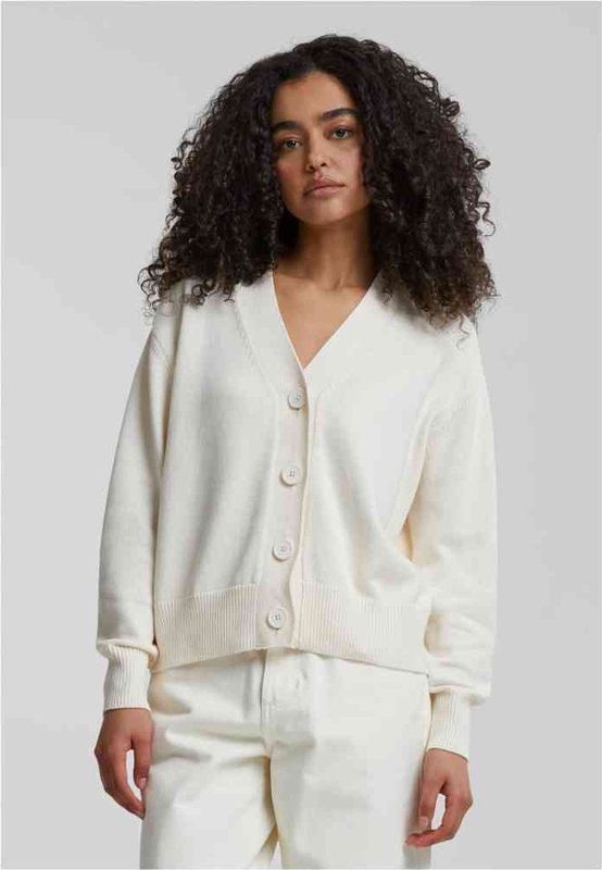 Urban Classics - Rib Cardigan - Beige