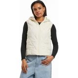 Urban Classics - Super Light Puffer Vest - Witzand - Dames - Licht Gewatteerd
