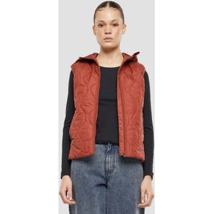 Urban Classics - Super Light Puffer Vest - Vest - Darkorst - Licht Gewatteerd - Capuchon
