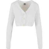 Urban Classics Gebreid vest 'Feather'  wit