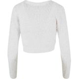 Urban Classics Gebreid vest 'Feather'  wit