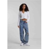 Urban Classics Gebreid vest 'Feather'  wit