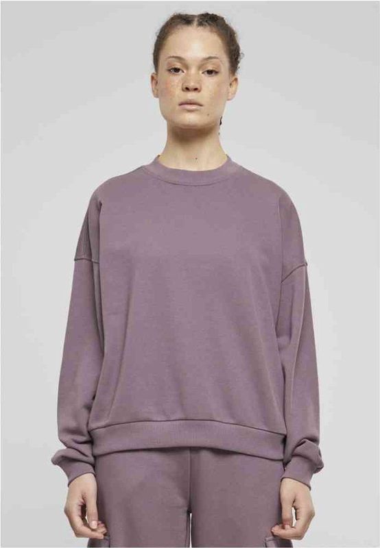 Urban Classics - Oversized Light Terry Crewneck sweater/trui - Paars