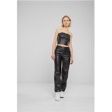 Tanktops - Zwart - Polyester - Buikvrij Ontwerp